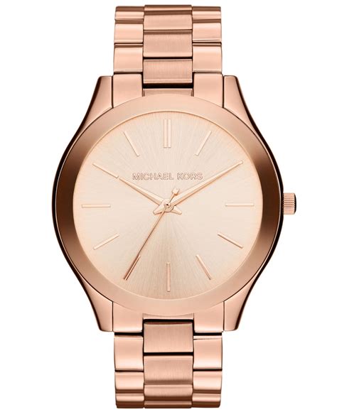 42 mm rose gold michael kors|michael kors runway.